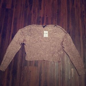 Rose Gold Sweater Top